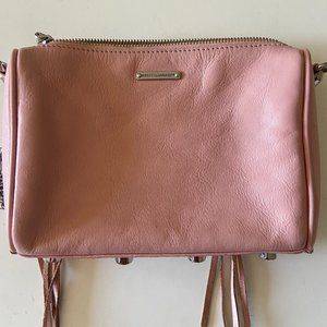 Rebecca Minkoff Leather Crossbody Bag Light Pink